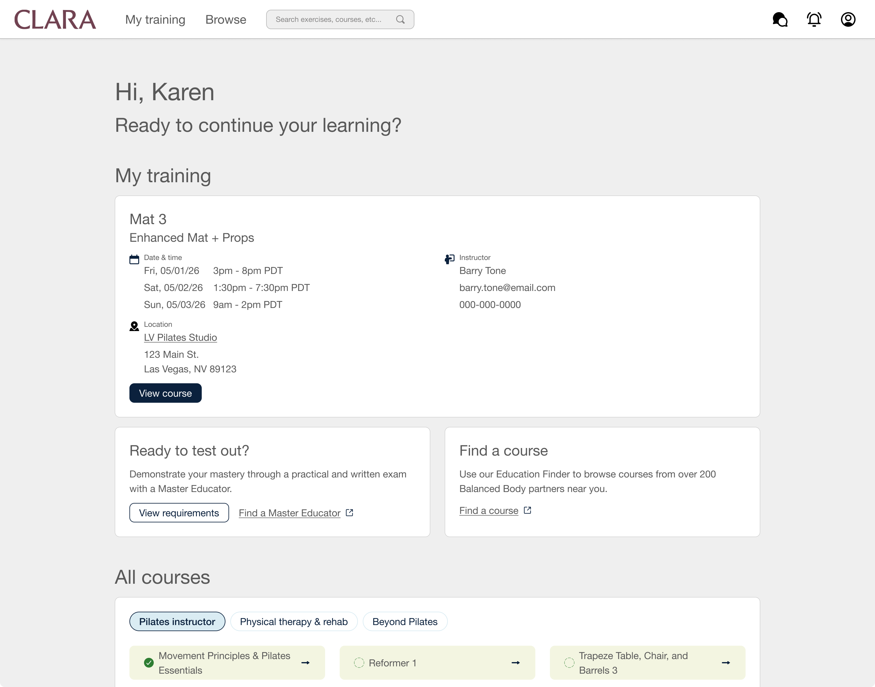 Telehealth web app to book visits for the internal team