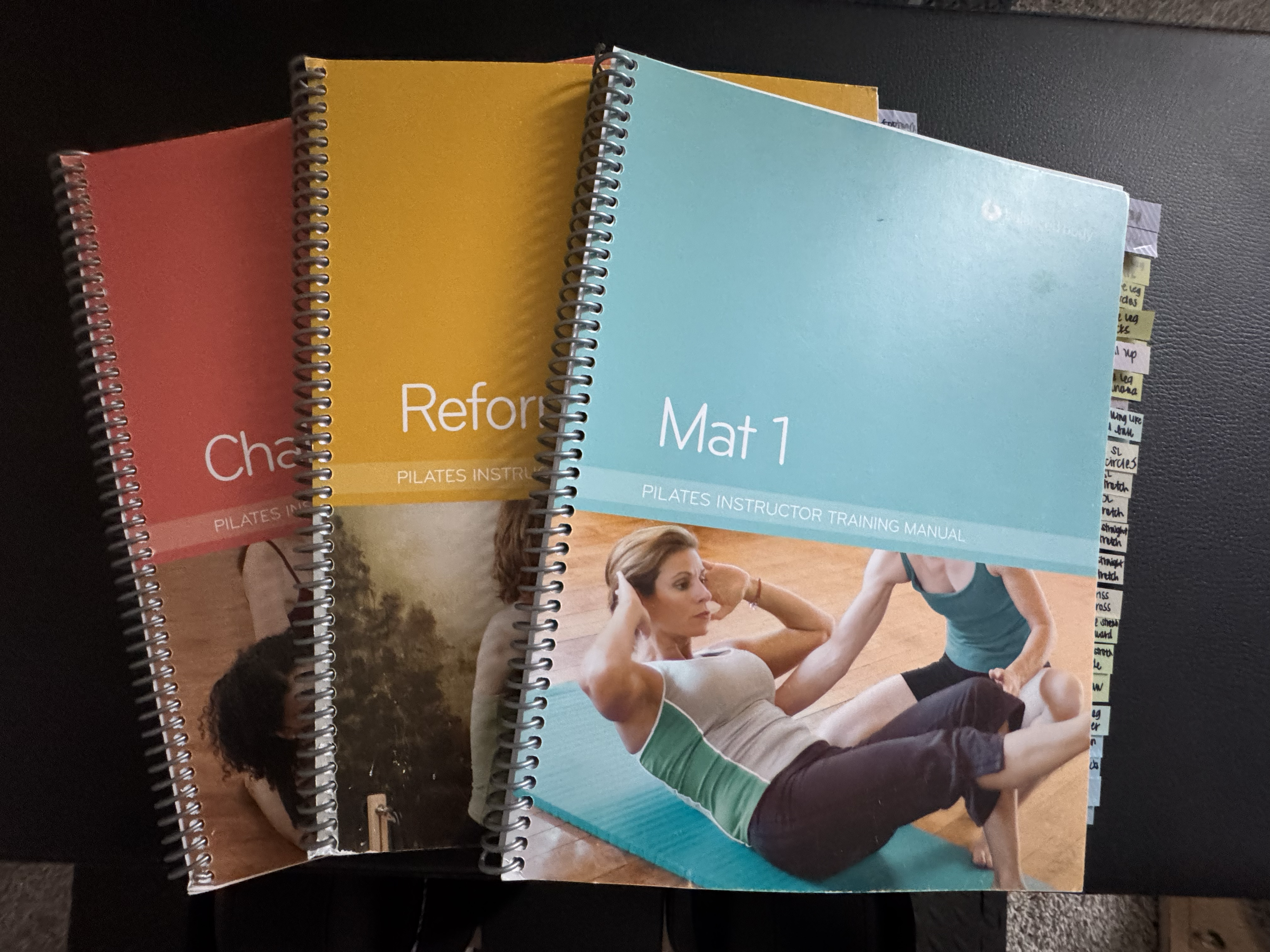 Pilates manuals